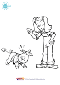Big en Betsy - Big-en-Betsy kleurplaat 1