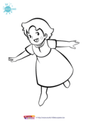 Heidi - heidi kleurplaat 8