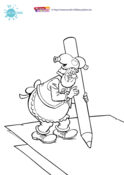 Kabouter Plop - Kabouter-Plop kleurplaat 