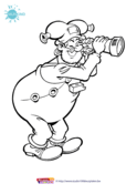Kabouter Plop - Kabouter-Plop kleurplaat 