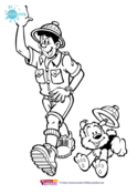 Samson en Gert - Samson kleurplaat 11