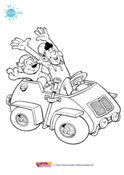 Samson en Gert - Samson kleurplaat 2