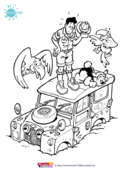 Samson en Gert - Samson kleurplaat 21