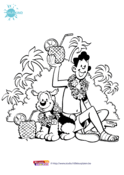 Samson en Gert - Samson kleurplaat 3