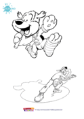 Samson en Gert - Samson kleurplaat 39
