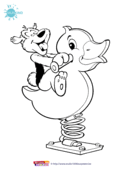 Samson en Gert - Samson kleurplaat 6