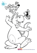 Samson en Gert - Samson kleurplaat 61