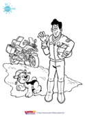 Samson en Gert - Samson kleurplaat 75