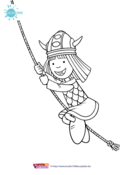 Wickie de Viking - wickie kleurplaat 1