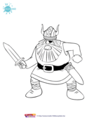 Wickie de Viking - wickie kleurplaat 14