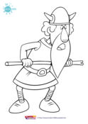 Wickie de Viking - wickie kleurplaat 19