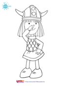 Wickie de Viking - wickie kleurplaat 22