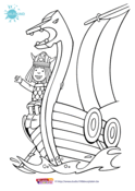 Wickie de Viking - wickie kleurplaat 24