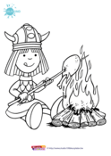 Wickie de Viking - wickie kleurplaat 6