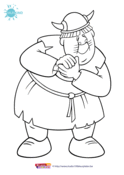Wickie de Viking - wickie kleurplaat 8