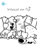 Woezel en Pip, Woezel Pip kleurplaat 4